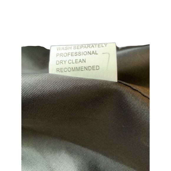 A N L JACKET black CH36 H40 26 long Medium pearl buttons - Picture 10 of 10